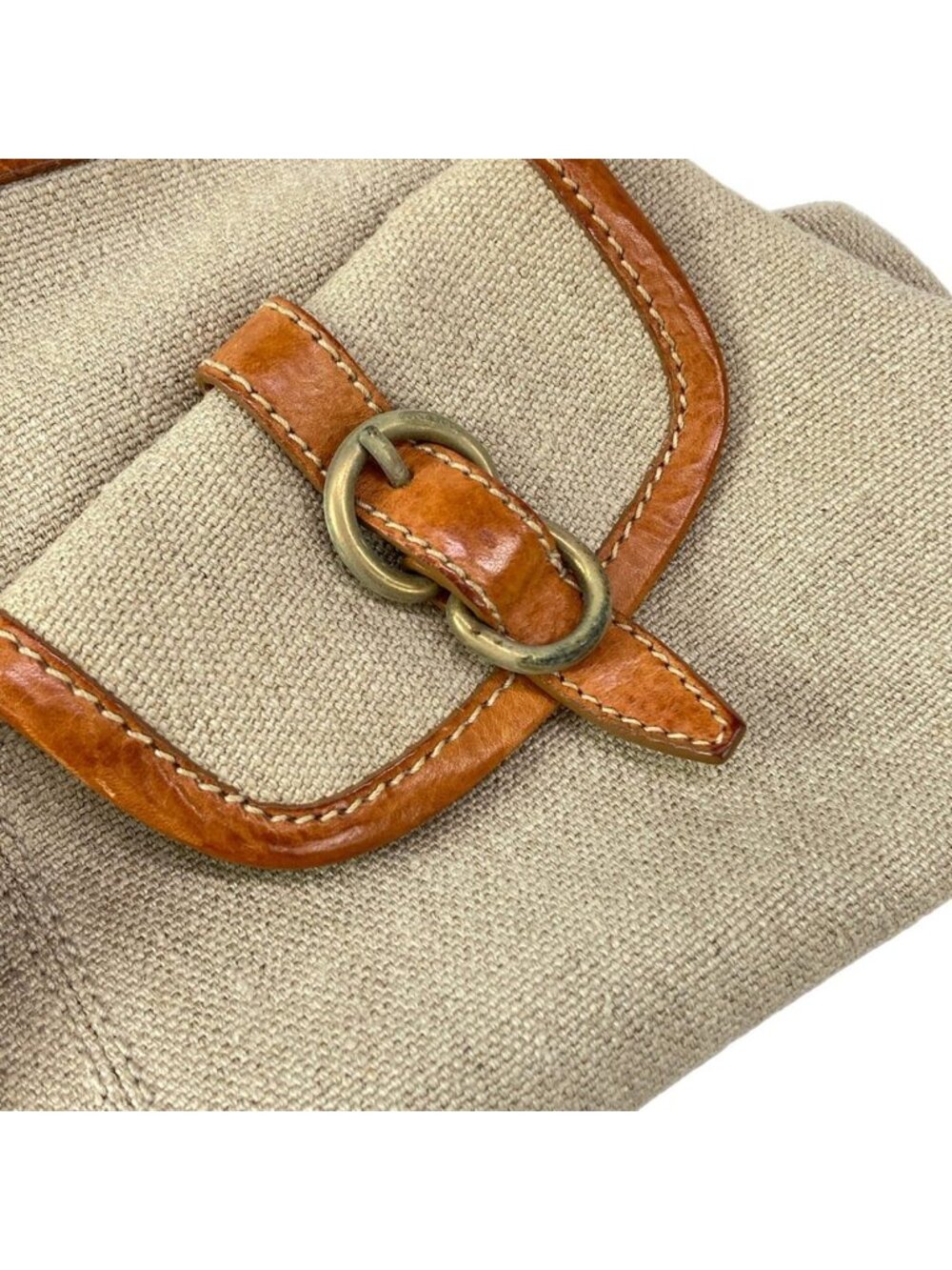 Miu Miu Handbag Beige Brown Kiss Lock Leather - Picture 15 of 15